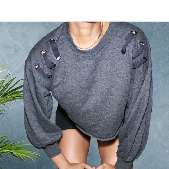 Forever21 CHarcoal Greay Sweatshirt - Medium - Picture 2 of 3